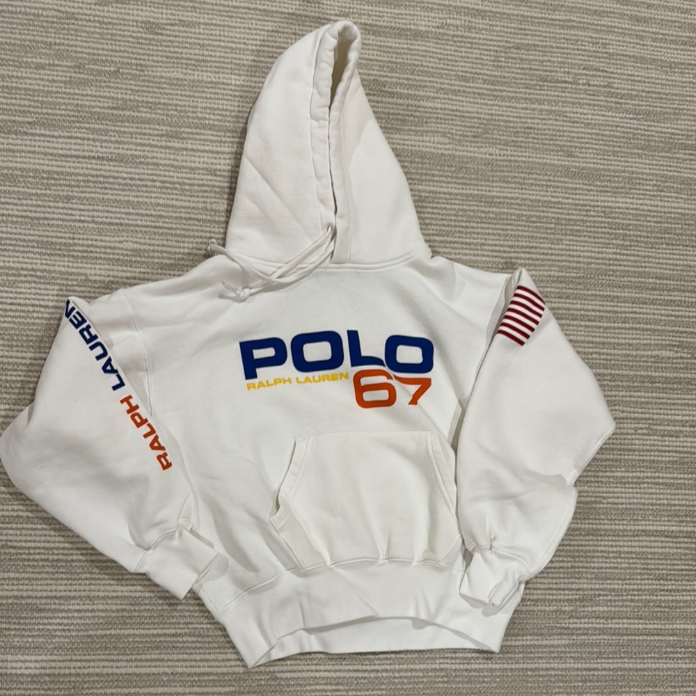 Ralph Lauren Cream Hoodie